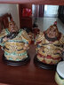 美陶（MEI TAO）《鎮(zhèn)守平安》 石灣公仔 中式門(mén)神玄關(guān)陶瓷擺件入伙喬遷送朋友禮品 鎮(zhèn)守平安（特制品）配錦盒底座 曬單實(shí)拍圖