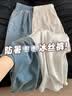 兜兜王國女童天絲牛仔褲夏薄款2026新款兒童直筒闊腿褲女孩大童褲子初中生 淺藍色 【夏季薄款】 160 曬單實拍圖