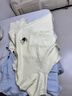 森馬（Semir）羅小黑短袖T恤女夏季吸濕速干卡通刺繡落肩2026上衣109326100051 曬單實拍圖