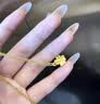 中國(guó)黃金（CHINA GOLD）足金四葉草吊墜女款幸運(yùn)草黃金項(xiàng)鏈掛墜七夕情人節(jié)禮物送女友老婆 【今/次日達(dá)】四葉草吊墜【贈(zèng)銀鍍金鏈】約0.3g 曬單實(shí)拍圖