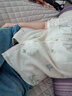 香影襯衫女短袖2026夏裝新款正肩圓領杏色甜美風襯衣刺繡碎花上衣 杏色襯衫 M 160/84A/95-110斤 曬單實拍圖