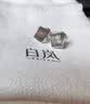 白嵐黑貝耳釘女925銀耳飾方形小眾設計感時尚優雅氣質七夕情人節禮物 S925銀&黑貝 曬單實拍圖