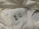 優衣庫便攜式防紫外線連帽外套女裝/防曬衣服485671 487400 485671/00白色 M 曬單實拍圖