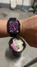 Apple/蘋果 Watch S11 智能手表GPS款46毫米亮黑色鋁金屬表殼黑色運(yùn)動型表帶M/L MEVH4CH/B 曬單實(shí)拍圖
