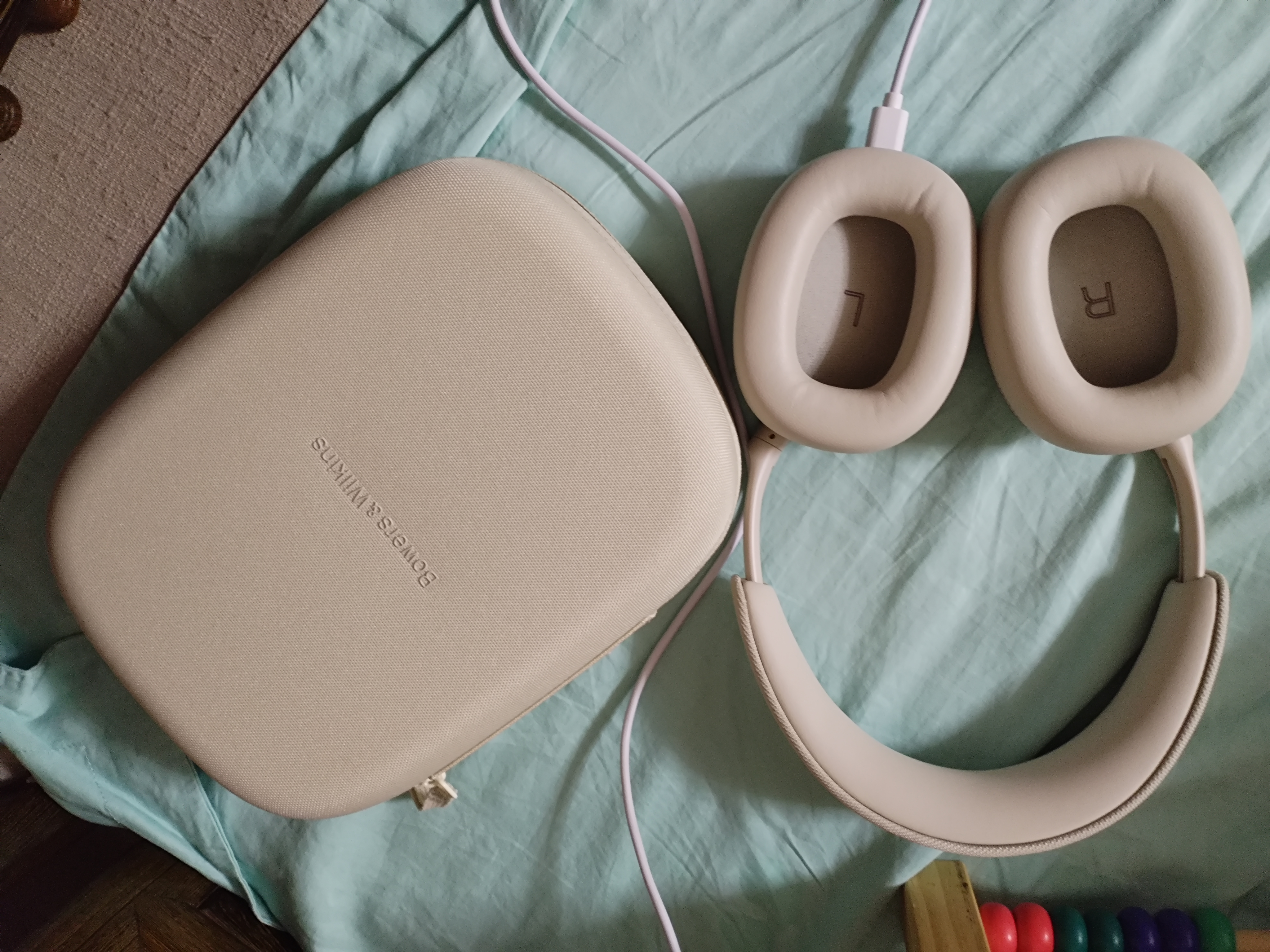 寶華韋健Px7S3 頭戴式藍牙耳機【30天價保】 HiFi音質(zhì)B&W主動降噪無線耳機非PX7S2E華為蘋果適用 云海白 曬單實拍圖