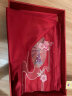 富安娜家纺 婚庆多件套国风刺绣传统中式大红套件新婚陪嫁送礼 礼盒装 红妆-莫代尔提花(六件套) 1.5/1.8米床(被套尺寸203*229cm) 实拍图