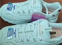 斯凱奇（Skechers）女鞋厚底增高老爹鞋百搭休閑鞋耐磨透氣運動鞋女 WTRG白/金 37.5 曬單實拍圖