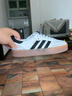 adidas T頭鞋 SAMBAE百搭厚底增高板鞋德訓(xùn)鞋男女阿迪達(dá)斯三葉草 白/一號(hào)黑(推薦腳型偏胖選大半碼)   42 曬單實(shí)拍圖