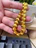 中國黃金（CHINA GOLD）黃金手鏈女足金愛心屁桃手串轉運珠顯大七夕情人節禮物送女友老婆 足金屁桃手鏈約3.2g 曬單實拍圖