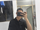 MONPOC海鷗領(lǐng)正肩短袖t恤男款夏季美式解構(gòu)polo衫上衣MOT28黑色L 曬單實(shí)拍圖