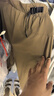 蕉下（beneunder）休閑褲子男高彈戶外工裝長褲速干透氣降落傘褲WR236 松露棕 XL 曬單實拍圖