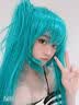 柯霸初音未來cos服全套 新款miku公主殿下Cosplay二次元動漫蝴蝶結 cos服+假發+鞋子【備注碼數定制/不退換】 S 曬單實拍圖