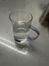 禾器【特價款】晶彩清簡杯水杯玻璃杯綠茶杯辦公杯茶杯茶具父親節禮物 清簡杯-淺紫色400ML 曬單實拍圖
