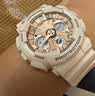 卡西歐（CASIO） G-SHOCK GIRLS GMA-S120系列運動女士手表防水防震【七夕禮物】 GMA-S120MF-4APR-200米防水 曬單實拍圖