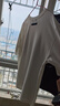 FILA FUSION斐樂潮牌男子針織短袖衫夏季新款時尚休閑寬松T恤 云白色-WT XL 180/100A/XL 曬單實拍圖