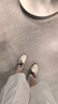 百麗薄底芭蕾德訓鞋女新款復古阿甘鞋運動休閑鞋E2N1DCM5 米白 37 曬單實拍圖