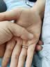DR【久愛】黃14K情侶對戒結婚戒指疊戴單女戒歐美風紀念日禮物 曬單實拍圖