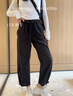 lululemon丨WovenAir 女士可調(diào)節(jié)褲腳高腰運(yùn)動(dòng)褲 LW5HTQA 黑色 S 曬單實(shí)拍圖
