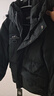 波司登（BOSIDENG）極寒鵝絨羽絨服男士冬季連帽短款百搭保暖外套B250242301 黑色8056-至高抵御-20°C M 175/96A 體重約130-140斤 曬單實拍圖