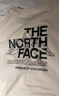The North Face男女同款印花短袖T恤戶外透氣8GVF 米白色/QLI XL 曬單實拍圖