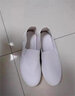 蓓沐格護士鞋男軟底白色布面防水防滑舒適一腳蹬不累腳男士醫護工作鞋 男護士一腳蹬白鞋丨久站不累腳 43 【適合44碼】 曬單實(shí)拍圖
