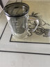 美斯尼 加厚玻璃茶杯刻度杯量杯茶水分離玻璃杯帶過濾居家辦公泡茶器 曬單實拍圖