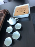 金镶玉功夫茶具整套装德化羊脂玉白陶瓷家用泡茶壶杯盖碗高端礼盒 远山 实拍图