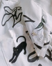 野獸派家居（tbh）男款天絲棉長短款家居服套裝黑豹與百合夏季可外穿情侶睡衣女 黑豹與百合天絲棉短款家居服套裝 XL 曬單實拍圖