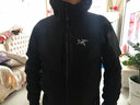 始祖鳥(niǎo)（ARC'TERYX）GAMMA MX HOODY 戶(hù)外男士加絨保暖軟殼夾克 連帽防風(fēng)雨沖鋒衣外套 Black/黑色（新款）  S（60kg-70kg）尺碼偏大 曬單實(shí)拍圖