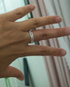 CHARLES&KEITH繽紛彩色水鉆設(shè)計(jì)感戒指生日禮物送女友CK5-32120429 Silver銀色 M 曬單實(shí)拍圖