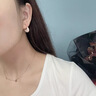 閃鉆耳環女2026年新款耳圈輕奢小眾設計感高級感耳扣法式耳飾品 【閃鉆耳環-長約1.9厘米】精致時尚氣質耳墜 曬單實拍圖