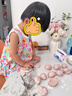 巴拉巴拉童裝兒童連衣裙女童裙子2026夏裝新款嬰兒衣服寶寶公主裙甜美洋氣 黃紅色調(diào) 彩波元?dú)馊?90 曬單實(shí)拍圖