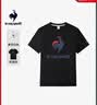 樂卡克（Le coq sportif）法國公雞2026年春夏男款短袖T恤 炫黑色 L 曬單實拍圖