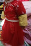 童嘜屋童裝女童套裝漢唐服裝春夏兒童公主紗裙子小女孩寶寶襦裙表演出服 紅色加絨加厚 130碼（建議身高120cm左右） 曬單實拍圖