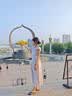 森馬（Semir）連衣裙女26夏甜美公主裙高腰a字垂感顯瘦千金風長裙10A326114015 曬單實拍圖