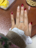 謝瑞麟（TSL） 18K金鉆石戒指排戒女求婚結(jié)婚訂婚白金鉆戒63234七夕禮物 12號圈口(15顆鉆石，共約10分) 曬單實拍圖