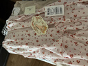 朗姿【王楚然同款 藝術(shù)家聯(lián)名】掛脖碎花連衣裙2026年夏季新款女 淡粉紫色（常規(guī)版） L 曬單實拍圖
