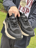 七匹狼男鞋運動(dòng)鞋男春夏季皮面緩震跑步鞋休閑鞋透氣防臭旅游鞋子男 黑色 41 曬單實(shí)拍圖