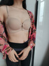 杰麗·莫克（Jerrie Mock）U型露背美背內衣女夏光面前扣小胸聚攏文胸一體無鋼圈裹胸罩套裝 黑色單件 【配純色+閃鉆2對肩帶】 75B （建議34/75AB 厚度1.8CM） 曬單實拍圖
