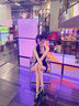 安哲衛(wèi)（AZEVIL）老爹鞋女2025夏季款時尚百搭六層底網(wǎng)面運動休閑鞋厚底增高鞋潮鞋 黑色 37 曬單實拍圖