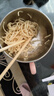 薩爾瑪·卡恩316L不銹鋼兒童碗帶耳輔食碗家用寶寶吃飯幼兒園雙層隔熱湯碗 450ml粉色單柄飯碗+元寶勺 曬單實拍圖
