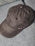 NZTK 棒球帽男秋冬韓版潮鴨舌帽男百搭春秋純棉帽子 MY166 灰色 55-60CM可調節 曬單實(shí)拍圖