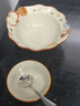 臻廚聚碗碟套裝餐具整套釉下彩卡通家用陶瓷飯碗盤子碗筷組合喬遷送禮 蘋果派對一人食【四件套】 曬單實拍圖