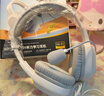 iKF Fkids Y01頭戴式有線耳機學生中考高考教考英語聽說專用兒童網(wǎng)課學習口語耳麥3.5MM接口 月光白 曬單實拍圖