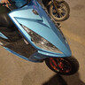 杰帆（JF）鬼火三代踏板摩托車(chē)125CC戰速踏板車(chē)燃油助休閑山地沙灘車(chē)場(chǎng)地車(chē) 天空藍 豪華款 曬單實(shí)拍圖