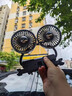京格車(chē)載風(fēng)扇汽車(chē)12v24制冷后排專(zhuān)用強(qiáng)力靜音USB接口靠椅背雙頭電風(fēng)扇 【雙頭軟管風(fēng)扇】USB線款線長(zhǎng)1.8 曬單實(shí)拍圖