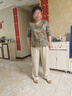 齊黛品牌真絲休閑褲女2026春夏新款高腰垂感女式直筒媽媽小腳褲子 貢米 3XL /推薦140-155斤 曬單實(shí)拍圖