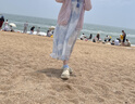 德瑪納【飄逸萊賽爾】夏季浪漫度假風流蘇飄帶A字顯瘦女式連衣裙 曬單實拍圖