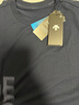 迪桑特（DESCENTE）ESSENTIAL男女同款涼感吸濕速干印花短袖T恤新品 NV-藏青色 2XL (185/104A) 曬單實拍圖