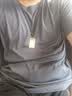 斯凱奇（Skechers）夏季冰絲速干短袖t恤男士青少年休閑服跑步運(yùn)動(dòng)透氣新款健身上衣 -026R奧德賽灰【冰絲速干】 2XL /185 （推薦160-180斤） 曬單實(shí)拍圖